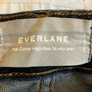 Everlane high rise skinny jeans